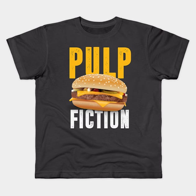 Pulp Fiction - Alternative Movie Poster Kids T-Shirt by MoviePosterBoy